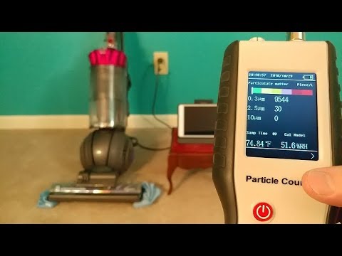 Closed Room Air Cleaner Test Using A Dyson DC65