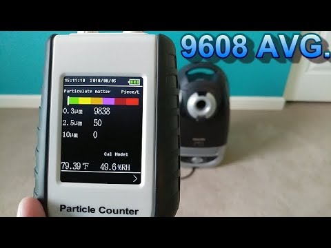 Closed Room Air Cleaner Test Using A Miele Callisto S5281