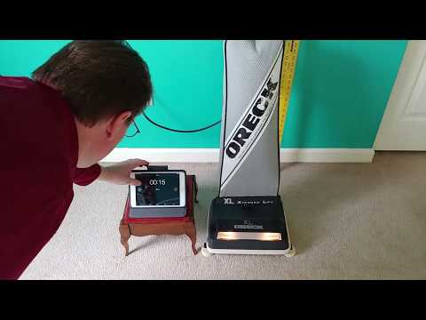 Closed Room Air Cleaner Test Using An Oreck XL2800