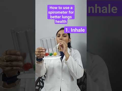 correct way of using spirometer # Better lungs health# breathing exercise # COPD exercise