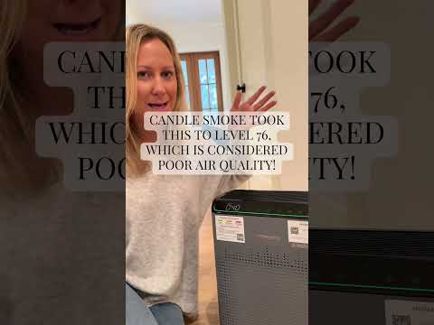 Dual-Sided Air Purifier Monitors Air Quality! #allergies #clean #wellness #air