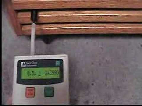 EZ Air Wood HEPA Air Cleaner Laser Particle Test
