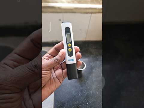 💧 Checking TDS Levels Of Input Tap, RO Purified & RO Rejected Water! #Shorts