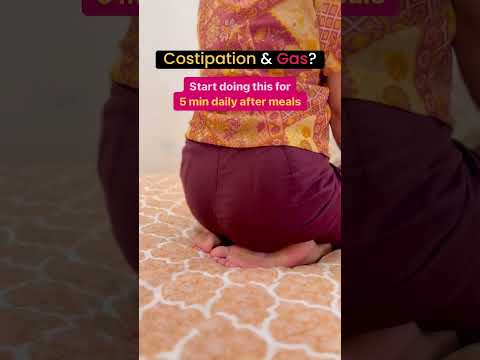 ๐จRelieve Constipation & Gas with This Yoga Pose!
