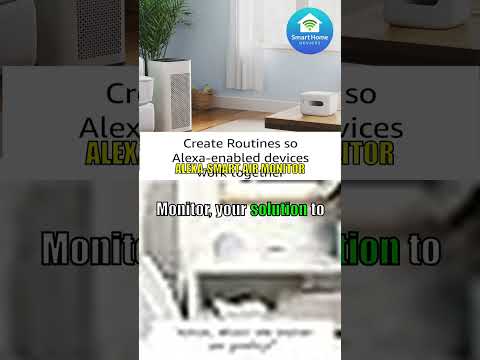 🔥🍳✨ Alexa-Smart Air Monitor | Smart Home Devices #shorts