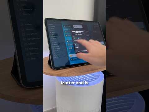 How cool is this smart air purifier table 🤩