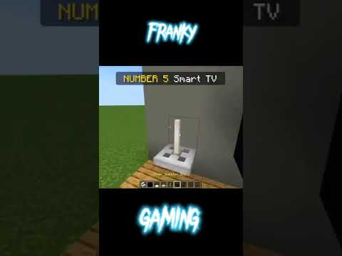 How to make smart tv in Minecraft #short