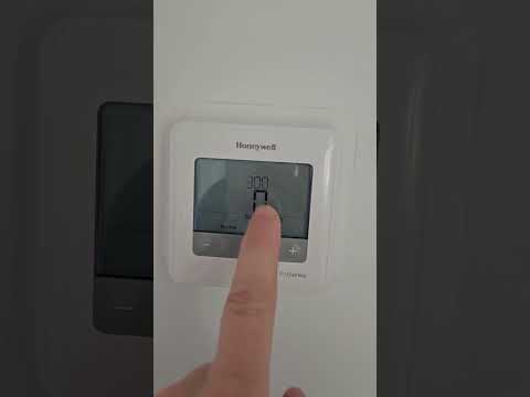 How to turn on auto setting on Honeywell Pro Series thermostat
