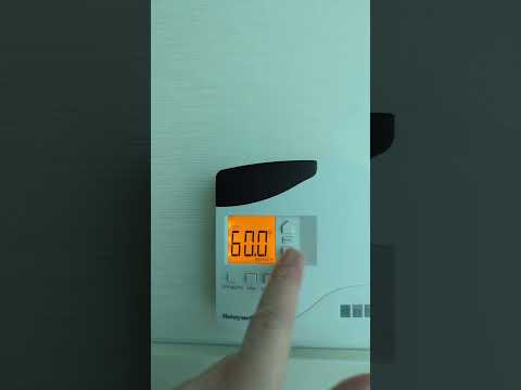 How to Unlock VIP Mode on Hotel Thermostat #travel #luxury #hotelroom #lasvegas #mgm #travelhacks