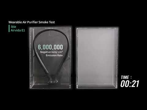 ible Airvida E1 – Wearable Air Purifier X Noise-Canceling Earphones | Smoke Test