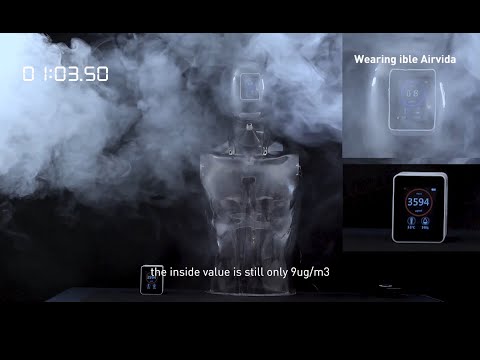 ible Airvida – Wearable Air Purifier – PM2.5 Removal Test in Open Area (Full Version)