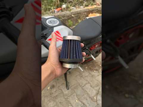 K&N Air Filter Sound Test || Yamaha MT 15 🔥 || #shorts #viral #yamaha #mt15 #bikes #shortvideo