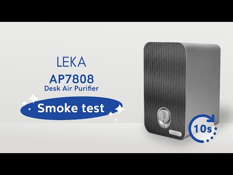 LEKA AP7808 Desk Air Purifier – Smoke test