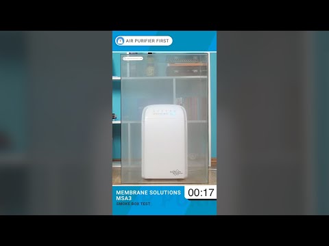 Membrane Solutions MSA3 Air Purifier – Smoke Test