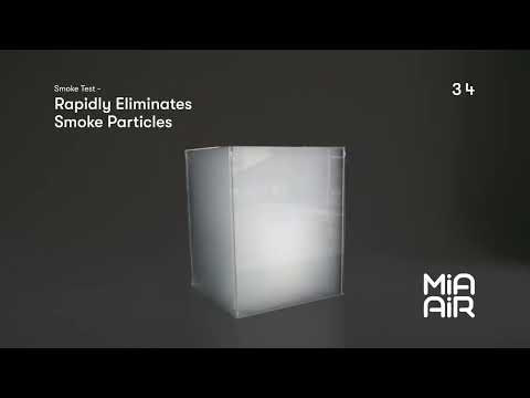 Mia Air Hepa14 Air Filtration Systems – Smoke Cleaning Test (UK)