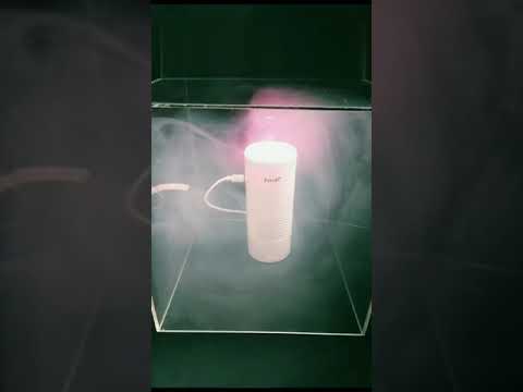 Portable air purifier GL 529 smoke removal test video