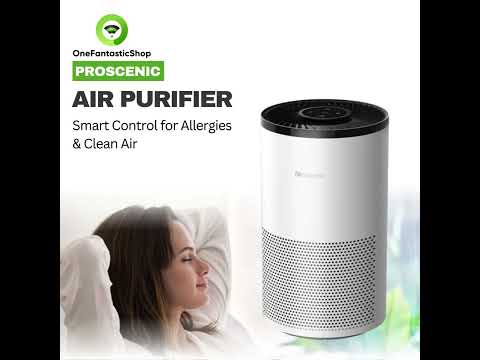 Proscenic A8 Air Purifier: Smart Control for Allergies & Clean Air