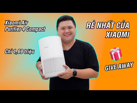 Review + TẶNG lọc không khí rẻ nhất của Xiaomi: Xiaomi Air Purifier 4 Compact, giá chỉ 1,69 triệu!