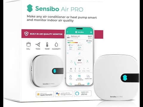 Sensibo Air PRO Review: Smart AC Controller with Air Quality Sensor | Apple HomeKit, Alexa & Google