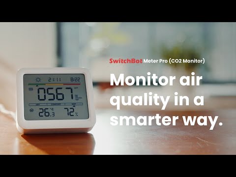 SwitchBot Meter Pro (CO2) – A smart air quality monitor.