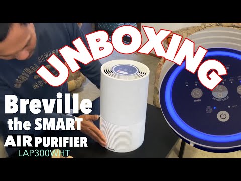 UNBOXING BREVILLE THE SMART AIR PURIFIER || NICKKABOO