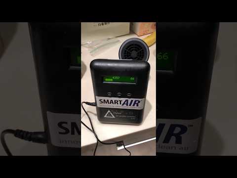 Wynd Portable Air Purifier Close Up Test