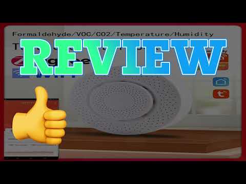 Zigbee WIFI Tuya Smart Air Box Carbon Dioxide Detector Price, Review
